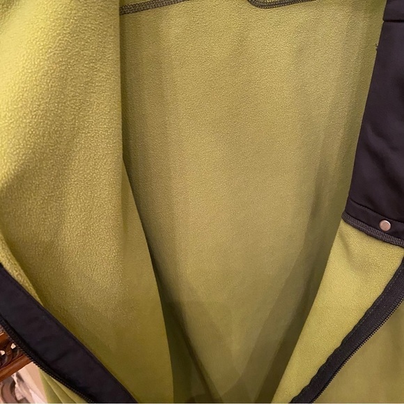 PRANA Men Green Fleece Lined Zipped Jacket Size XL - Picture 6 of 11